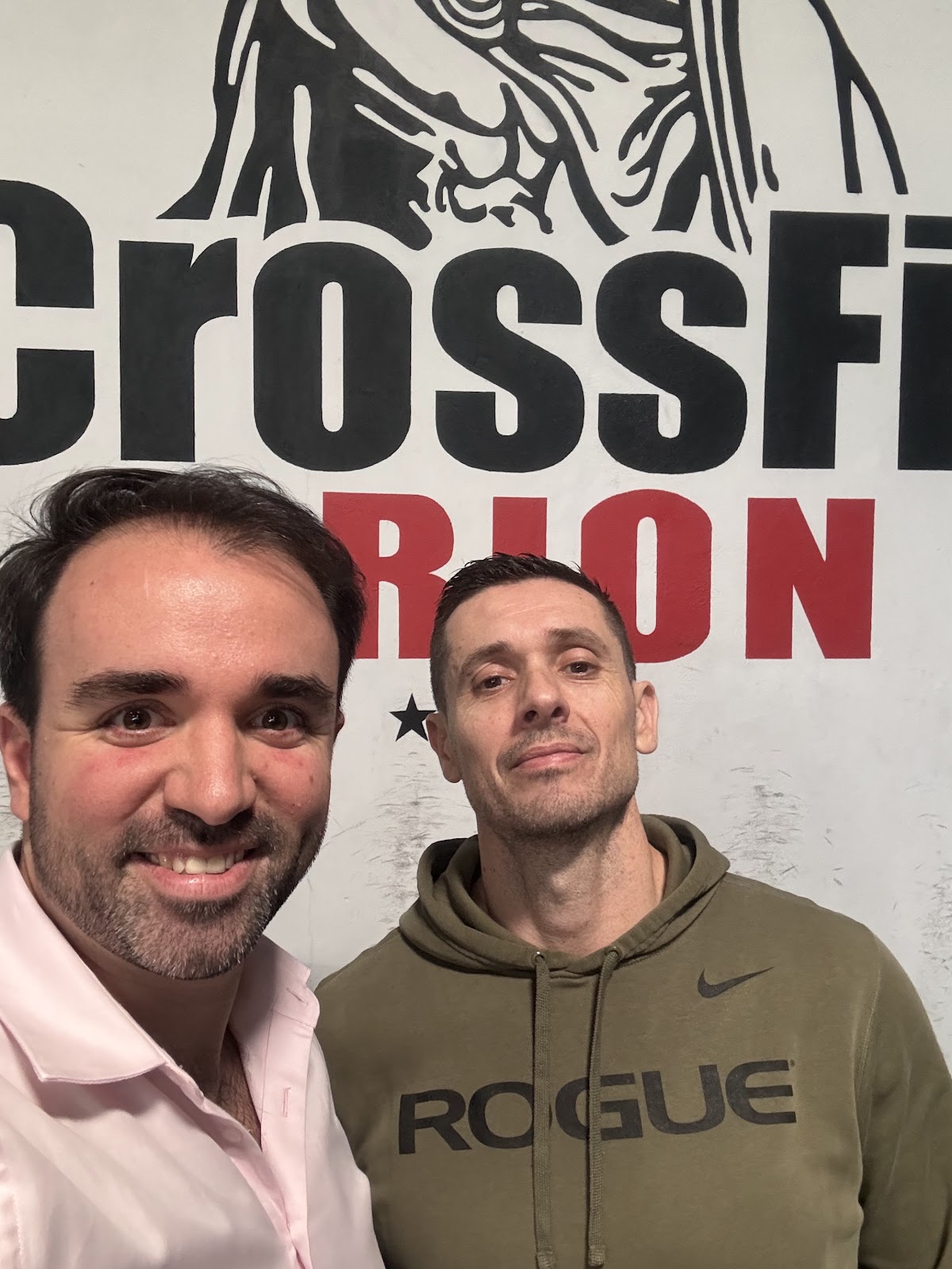 Pierre Tiab avec des gérants de salle de sport
